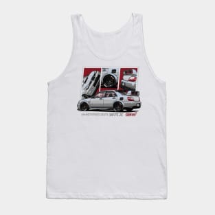 Impreza WRX STI Hawkeye, JDM Car Tank Top